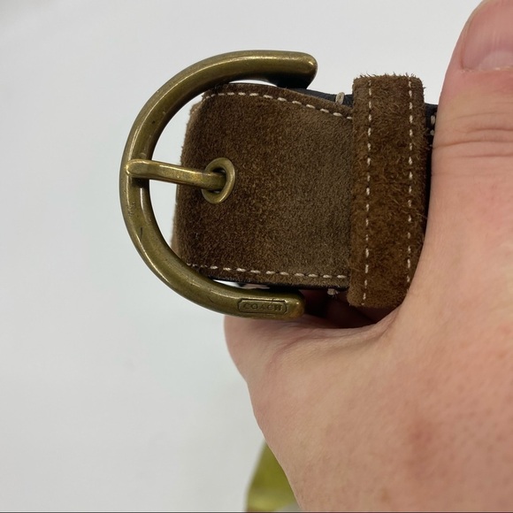 Coach 2004 suede patchwork hobo F04s-9587 - Picture 5 of 13